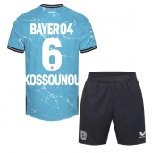 Bayer Leverkusen Odilon Kossounou #6 Derde tenue voor kinderen 2023-24 Korte Mouwen (+ broek)