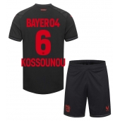 Bayer Leverkusen Odilon Kossounou #6 Thuis tenue voor kinderen 2023-24 Korte Mouwen (+ broek)