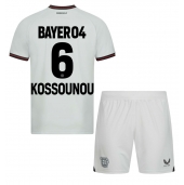 Bayer Leverkusen Odilon Kossounou #6 Uit tenue voor kinderen 2023-24 Korte Mouwen (+ broek)