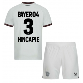 Bayer Leverkusen Piero Hincapie #3 Uit tenue voor kinderen 2023-24 Korte Mouwen (+ broek)