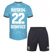 Bayer Leverkusen Victor Boniface #22 Derde tenue voor kinderen 2023-24 Korte Mouwen (+ broek)