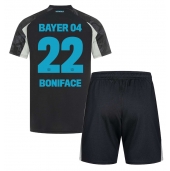 Bayer Leverkusen Victor Boniface #22 Derde tenue voor kinderen 2024-25 Korte Mouwen (+ broek)