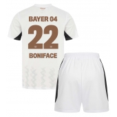 Bayer Leverkusen Victor Boniface #22 Uit tenue voor kinderen 2024-25 Korte Mouwen (+ broek)