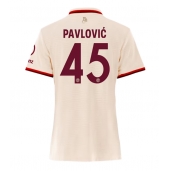 Bayern Munich Aleksandar Pavlovic #45 Derde tenue voor Dames 2024-25 Korte Mouwen