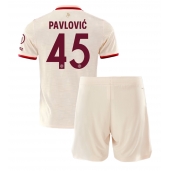 Bayern Munich Aleksandar Pavlovic #45 Derde tenue voor kinderen 2024-25 Korte Mouwen (+ broek)