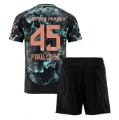 Bayern Munich Aleksandar Pavlovic #45 Uit tenue voor kinderen 2024-25 Korte Mouwen (+ broek)