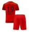 Bayern Munich Alphonso Davies #19 Thuis tenue voor kinderen 2024-25 Korte Mouwen (+ broek)