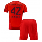 Bayern Munich Jamal Musiala #42 Thuis tenue voor kinderen 2024-25 Korte Mouwen (+ broek)