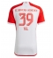 Bayern Munich Mathys Tel #39 Thuis tenue 2023-24 Korte Mouwen