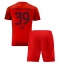 Bayern Munich Mathys Tel #39 Thuis tenue voor kinderen 2024-25 Korte Mouwen (+ broek)