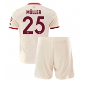 Bayern Munich Thomas Muller #25 Derde tenue voor kinderen 2024-25 Korte Mouwen (+ broek)