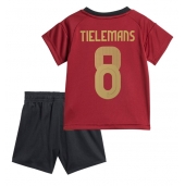 België Youri Tielemans #8 Thuis tenue voor kinderen EK 2024 Korte Mouwen (+ broek)