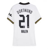 Borussia Dortmund Donyell Malen #21 Derde tenue voor Dames 2024-25 Korte Mouwen