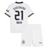 Borussia Dortmund Donyell Malen #21 Derde tenue voor kinderen 2024-25 Korte Mouwen (+ broek)