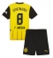 Borussia Dortmund Felix Nmecha #8 Thuis tenue voor kinderen 2024-25 Korte Mouwen (+ broek)