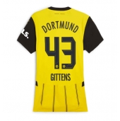 Borussia Dortmund Jamie Bynoe-Gittens #43 Thuis tenue voor Dames 2024-25 Korte Mouwen