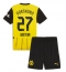 Borussia Dortmund Karim Adeyemi #27 Thuis tenue voor kinderen 2024-25 Korte Mouwen (+ broek)