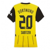 Borussia Dortmund Marcel Sabitzer #20 Thuis tenue voor Dames 2024-25 Korte Mouwen