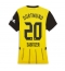 Borussia Dortmund Marcel Sabitzer #20 Thuis tenue voor Dames 2024-25 Korte Mouwen