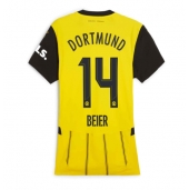 Borussia Dortmund Maximilian Beier #14 Thuis tenue voor Dames 2024-25 Korte Mouwen