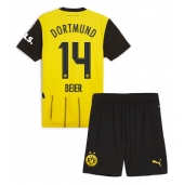 Borussia Dortmund Maximilian Beier #14 Thuis tenue voor kinderen 2024-25 Korte Mouwen (+ broek)