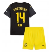 Borussia Dortmund Maximilian Beier #14 Uit tenue voor kinderen 2024-25 Korte Mouwen (+ broek)