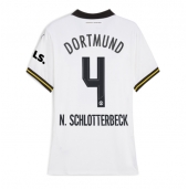 Borussia Dortmund Nico Schlotterbeck #4 Derde tenue voor Dames 2024-25 Korte Mouwen