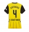 Borussia Dortmund Nico Schlotterbeck #4 Thuis tenue voor Dames 2024-25 Korte Mouwen