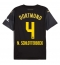 Borussia Dortmund Nico Schlotterbeck #4 Uit tenue 2024-25 Korte Mouwen