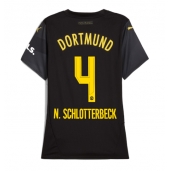 Borussia Dortmund Nico Schlotterbeck #4 Uit tenue voor Dames 2024-25 Korte Mouwen