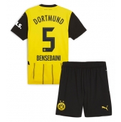 Borussia Dortmund Ramy Bensebaini #5 Thuis tenue voor kinderen 2024-25 Korte Mouwen (+ broek)