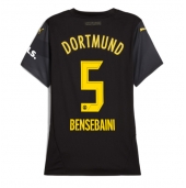 Borussia Dortmund Ramy Bensebaini #5 Uit tenue voor Dames 2024-25 Korte Mouwen