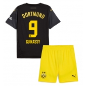 Borussia Dortmund Serhou Guirassy #9 Uit tenue voor kinderen 2024-25 Korte Mouwen (+ broek)