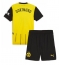 Borussia Dortmund Thuis tenue voor kinderen 2024-25 Korte Mouwen (+ broek)