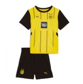 Borussia Dortmund Thuis tenue voor kinderen 2024-25 Korte Mouwen (+ broek)