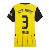 Borussia Dortmund Waldemar Anton #3 Thuis tenue voor Dames 2024-25 Korte Mouwen