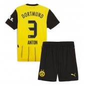 Borussia Dortmund Waldemar Anton #3 Thuis tenue voor kinderen 2024-25 Korte Mouwen (+ broek)