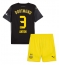 Borussia Dortmund Waldemar Anton #3 Uit tenue voor kinderen 2024-25 Korte Mouwen (+ broek)