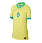 Brazilië Thuis tenue voor Dames Copa America 2024 Korte Mouwen