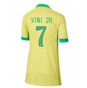 Brazilië Vinicius Junior #7 Thuis tenue voor Dames Copa America 2024 Korte Mouwen