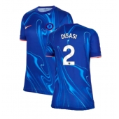 Chelsea Axel Disasi #2 Thuis tenue voor Dames 2024-25 Korte Mouwen