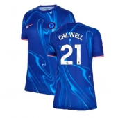 Chelsea Ben Chilwell #21 Thuis tenue voor Dames 2024-25 Korte Mouwen