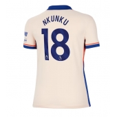 Chelsea Christopher Nkunku #18 Uit tenue voor Dames 2024-25 Korte Mouwen