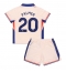 Chelsea Cole Palmer #20 Uit tenue voor kinderen 2024-25 Korte Mouwen (+ broek)