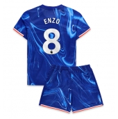 Chelsea Enzo Fernandez #8 Thuis tenue voor kinderen 2024-25 Korte Mouwen (+ broek)