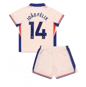 Chelsea Joao Felix #14 Uit tenue voor kinderen 2024-25 Korte Mouwen (+ broek)