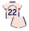 Chelsea Kiernan Dewsbury-Hall #22 Uit tenue voor kinderen 2024-25 Korte Mouwen (+ broek)