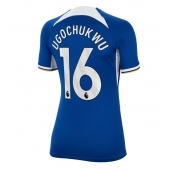 Chelsea Lesley Ugochukwu #16 Thuis tenue voor Dames 2023-24 Korte Mouwen