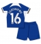 Chelsea Lesley Ugochukwu #16 Thuis tenue voor kinderen 2023-24 Korte Mouwen (+ broek)