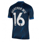 Chelsea Lesley Ugochukwu #16 Uit tenue 2023-24 Korte Mouwen